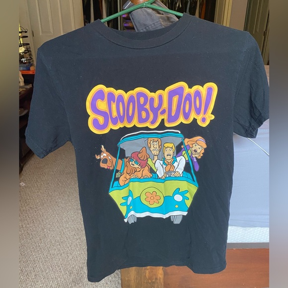 Scooby-Doo Black Graphic T-Shirt - Picture 1 of 1